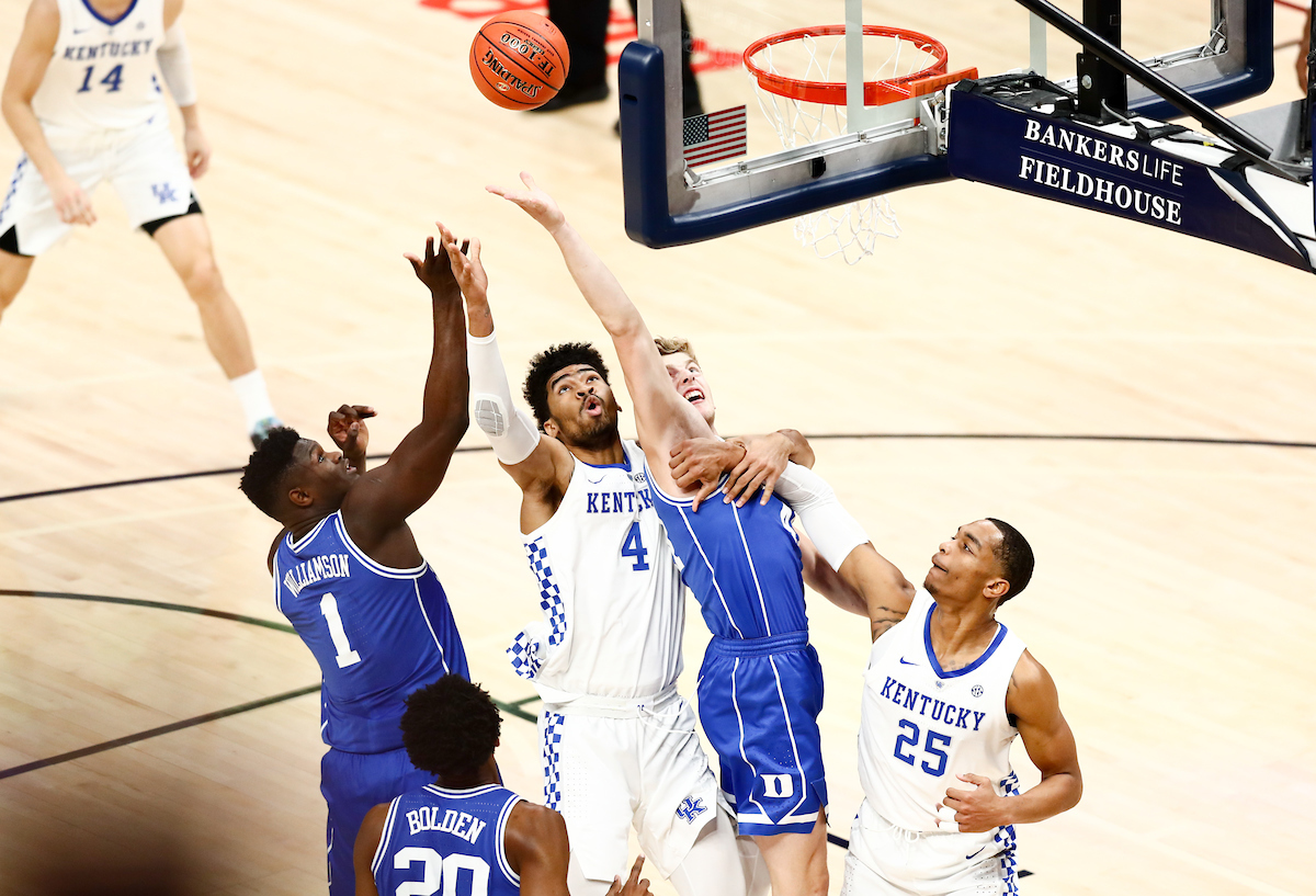 Nick Richards.

Men's basketball falls to Duke 118-84.


Photo by Elliott Hess | UK Athletics
