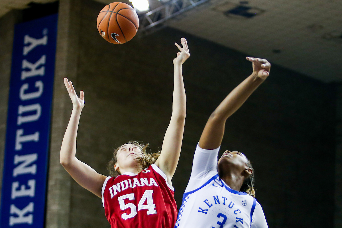 KeKe McKinney.

Kentucky beats Indiana 72-68.

Photo by Hannah Phillips | UK Athletics