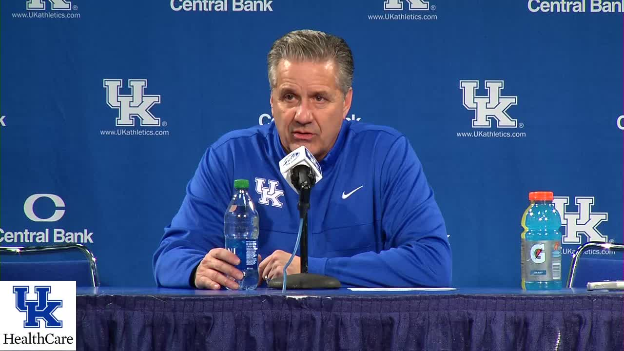 MBB: Coach Calipari - Central Michigan Postgame