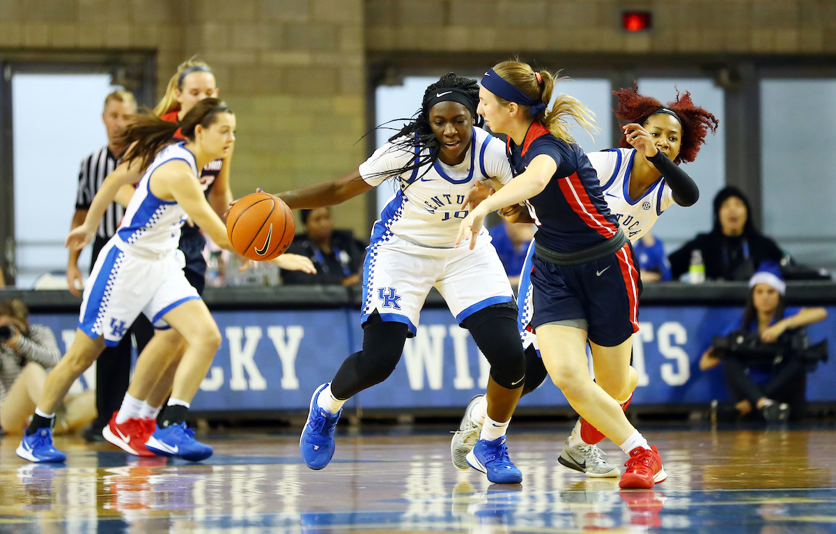 Rhyne Howard

Kentucky beats Samford 79-49. 

Photo by Britney Howard | Staff