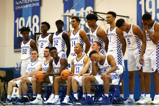 Go behind the scenes at Kentucky men's basketball photo day.