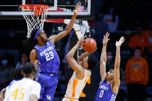 Isaiah Jackson, Jacob Toppin.

Kentucky beats Tennessee, 70-55.

Photo by Elliott Hess | UK Athletics