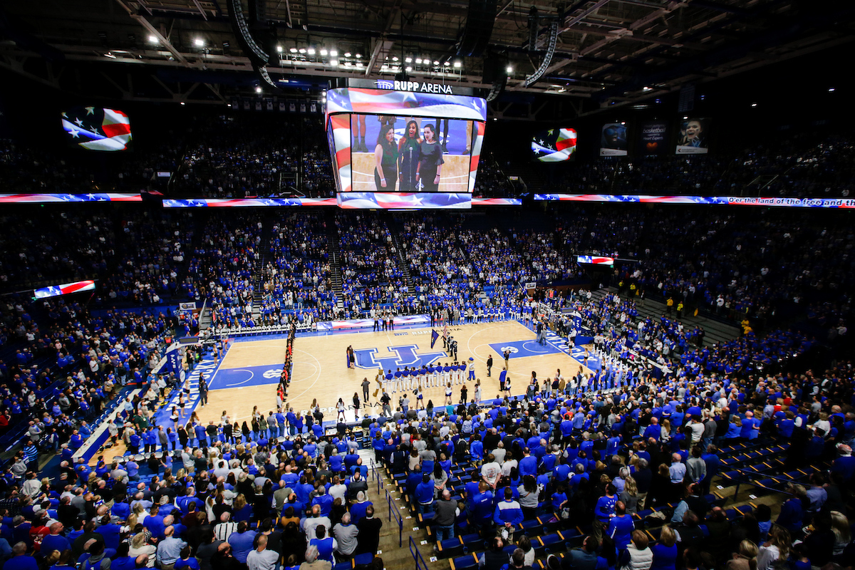 National Anthem

UK beats VMI 92-82 at Rupp Arena.

Photo by Isaac Janssen | UK Athletics