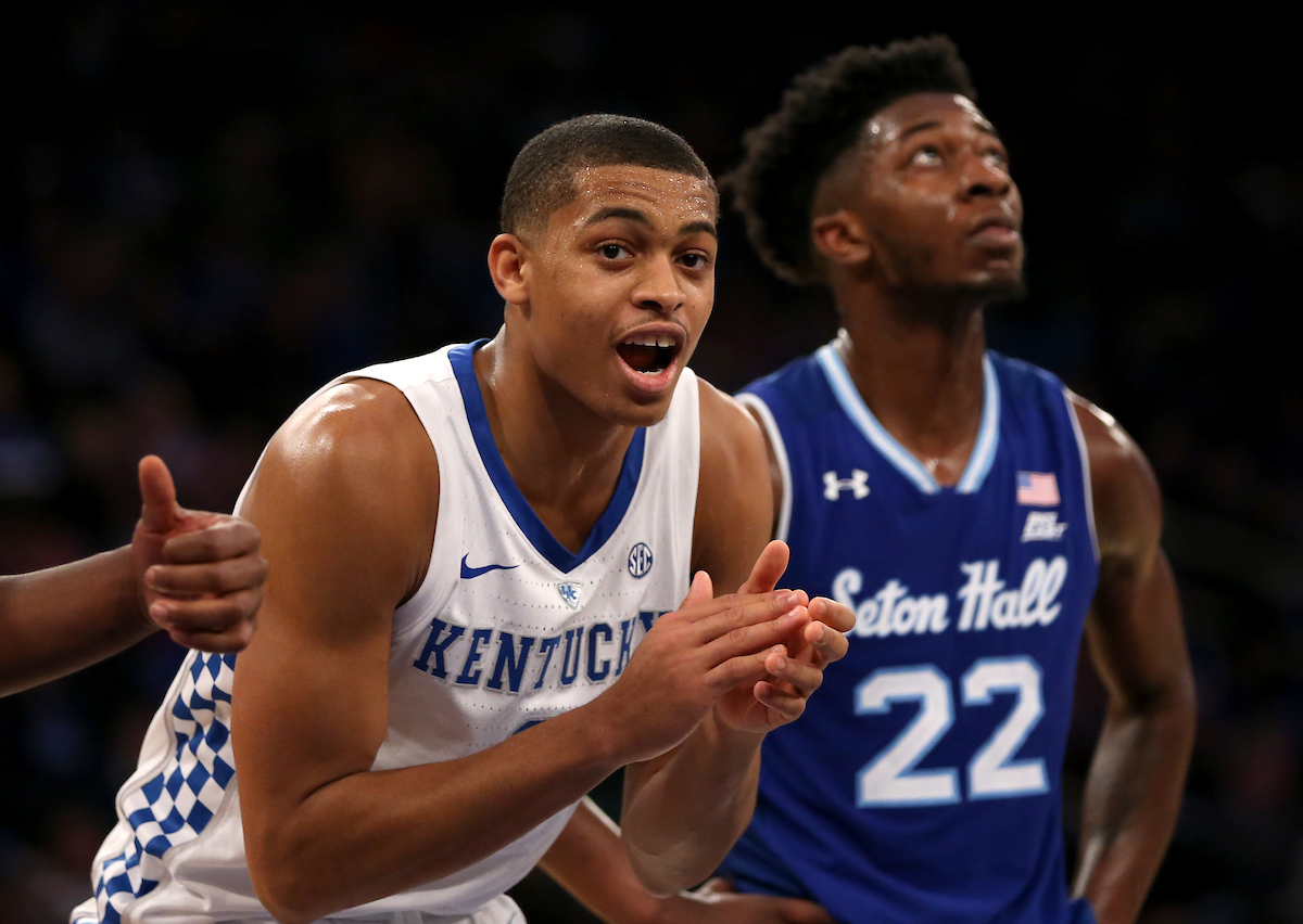Keldon Johnson. 

UK falls to Seton Hall 84-83. 


Photo By Barry Westerman | UK Athletics