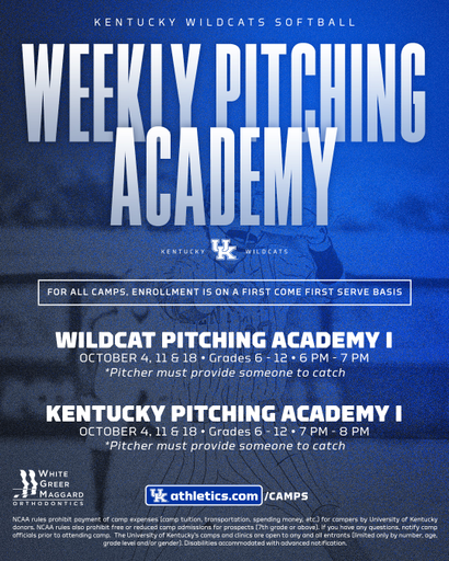 Softball Weekly Pitching Camps