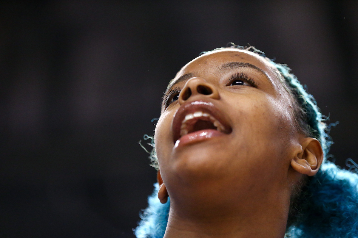 Keke McKinney. 

Kentucky falls to Mississippi State 77-59.

Photo by Eddie Justice | UK Athletics
