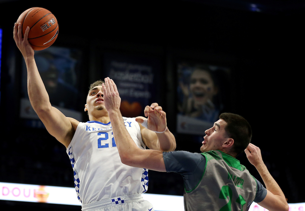 Reid Travis

Men's Basketball beats North Dakota 96-58.

Photo by Britney Howard  | UK Athletics