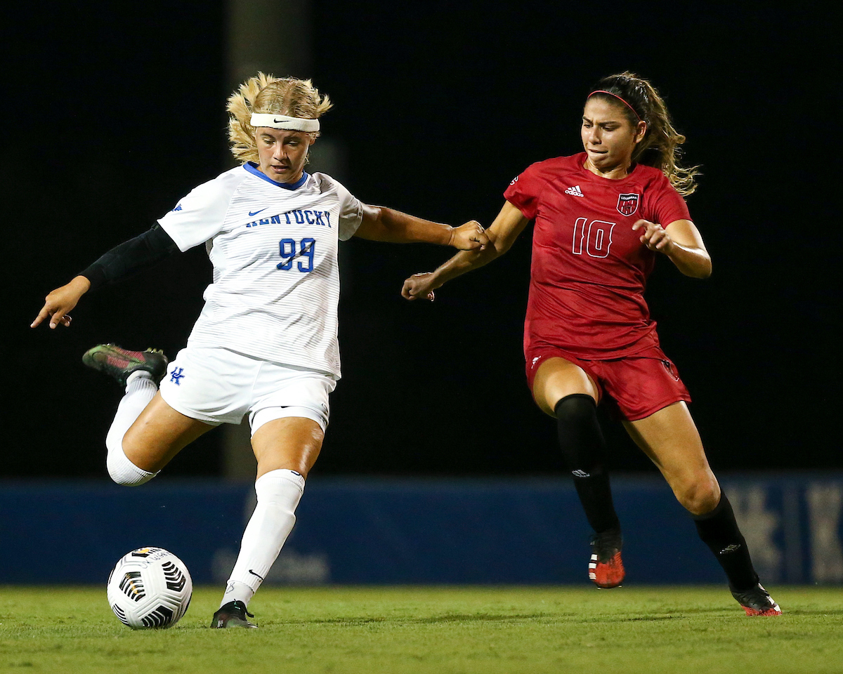 Maria Olsen.

Kentucky beats Louisiana Lafayette 5-0.

Photo by Grace Bradley | UK Athletics
