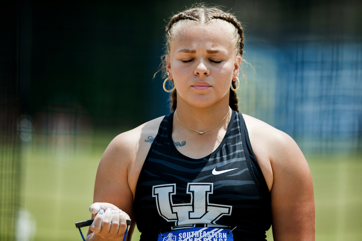 Jade Gates.

SEC Outdoor Track and Field Championships Day 1.

Photo by Elliott Hess | UK Athletics