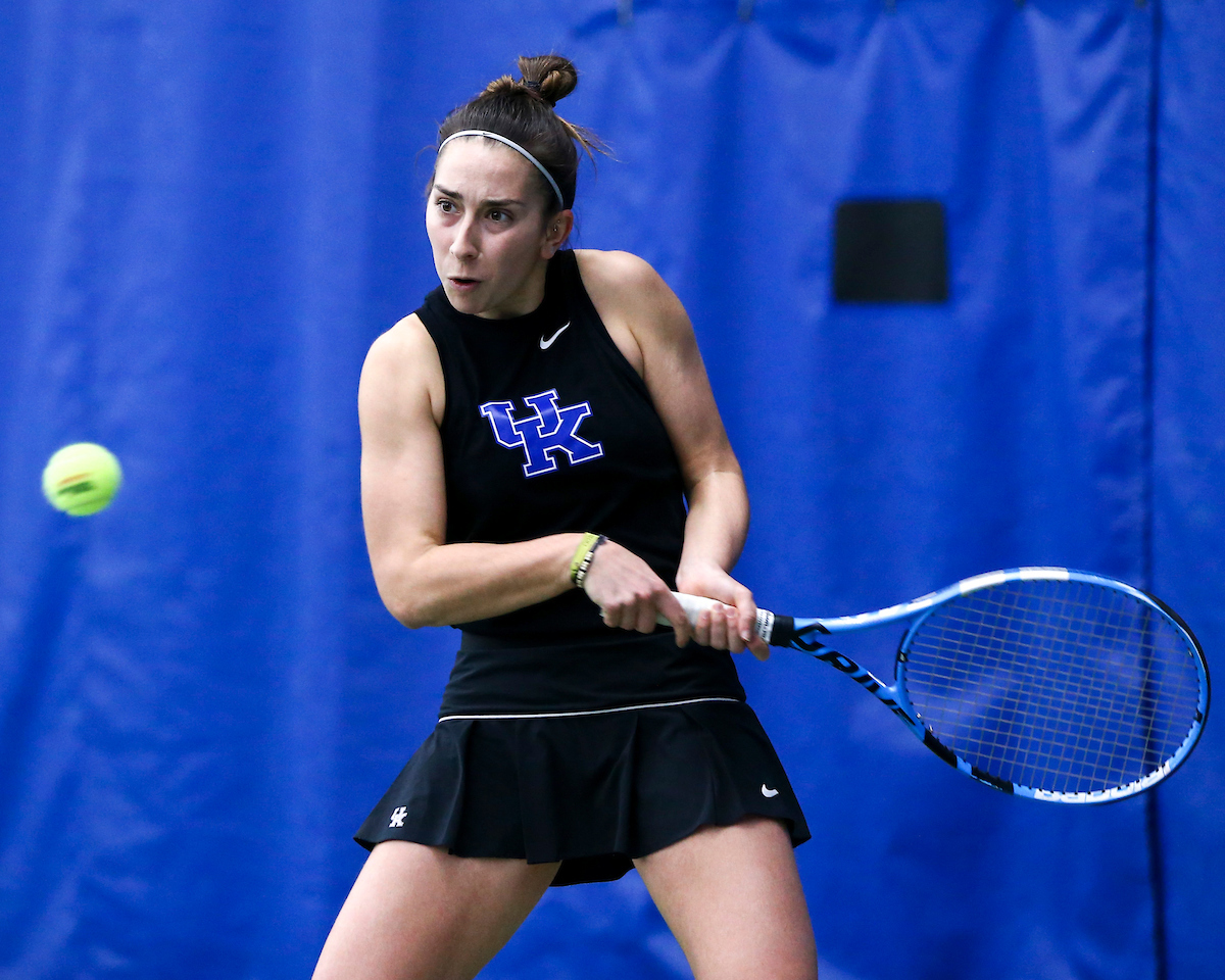 Maialen Morante.

Kentucky beats West Virginia 4-3.

Photo by Grace Bradley | UK Athletics