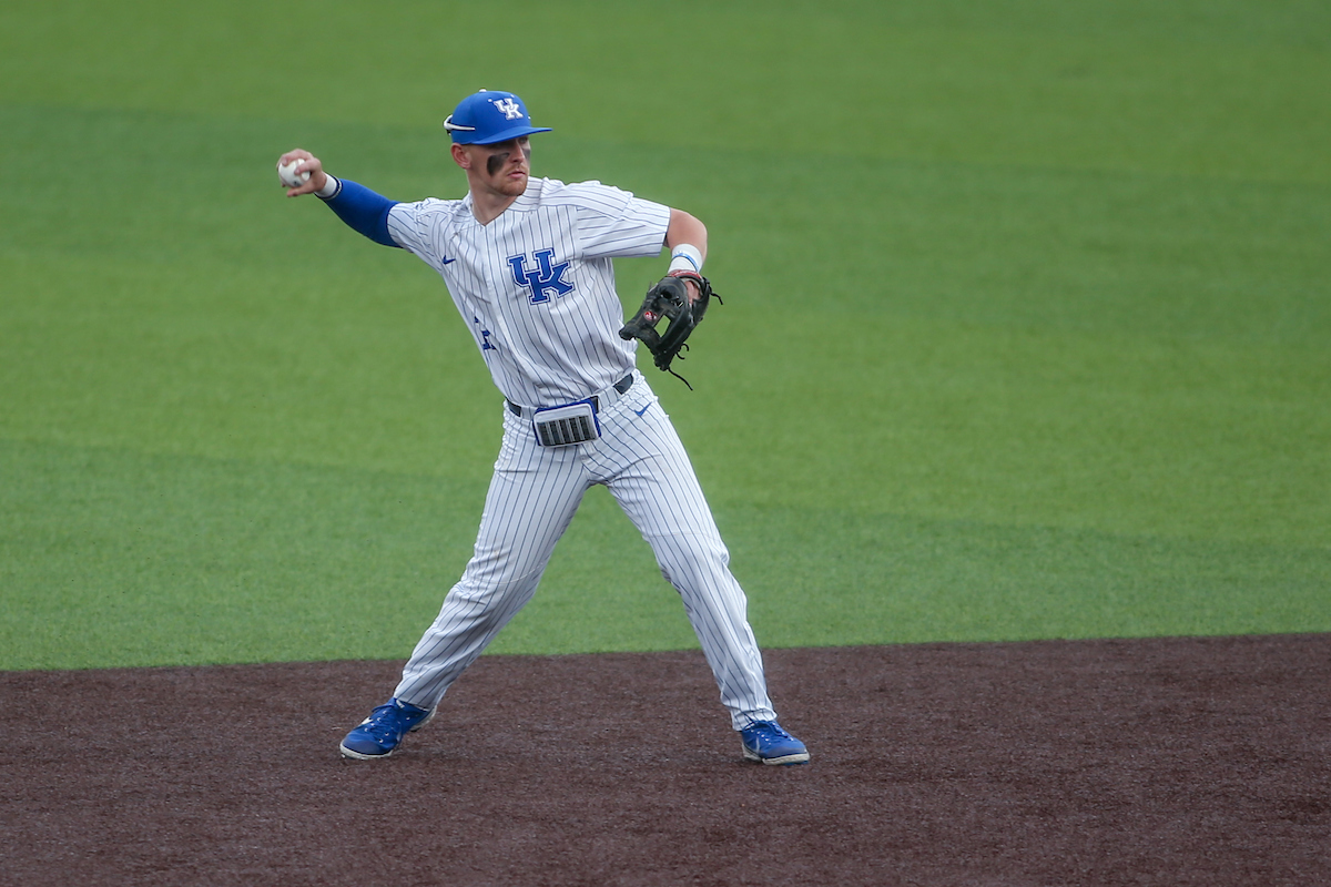 Chase Estep.

Kentucky loses to LSU 8 - 6.

Photo by Sarah Caputi | UK Athletics