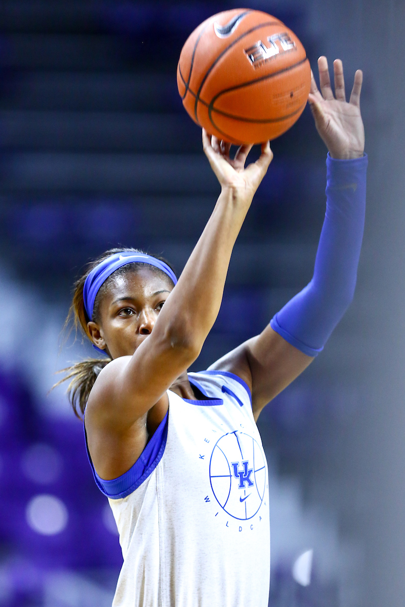 Robyn Benton.  

Kentucky WBB Practice.

Photo by Eddie Justice | UK Athletics