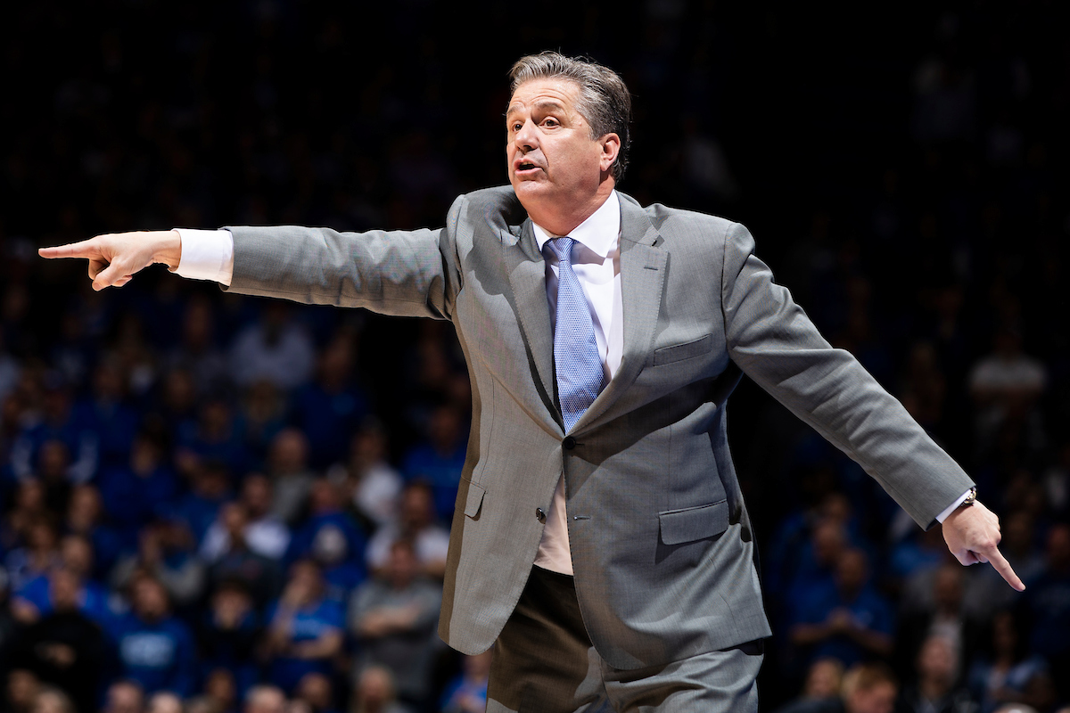 John Calipari.

Kentucky beat Arkansas 70-66.

Photo by Chet White | UK Athletics