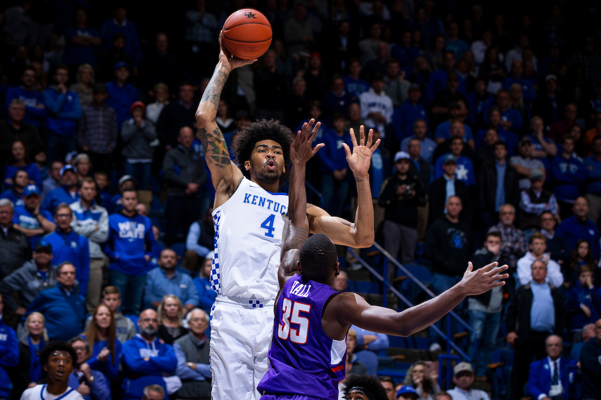 Nick Richards.

UK falls to Evansville 67-64.

Photo by Chet White | UK Athletics