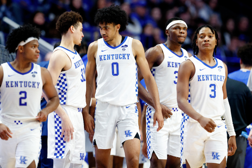 Sahvir Wheeler. Kellan Grady. Jacob Toppin. Oscar Tshiebwe. TyTy Washington Jr. Team

Kentucky beat Ole Miss, 83-72.

Photo by Elliott Hess | UK Athletics