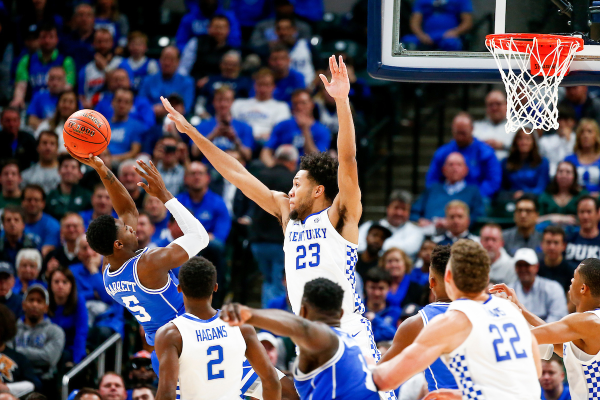 EJ Montgomery.

Men's basketball falls to Duke 118-84.

Photo by Chet White | UK Athletics