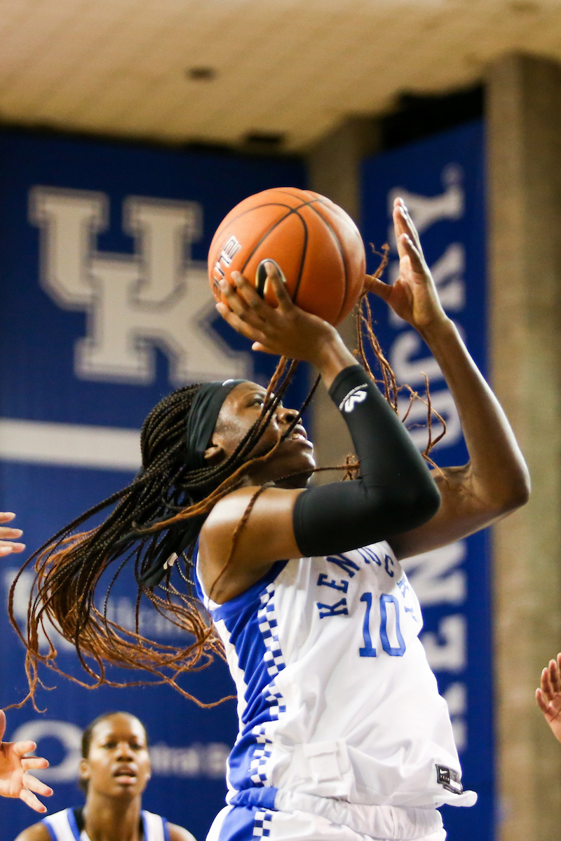Rhyne Howard.

Kentucky beats Arkansas 75-64.

Photo by Hannah Phillips | UK Athletics