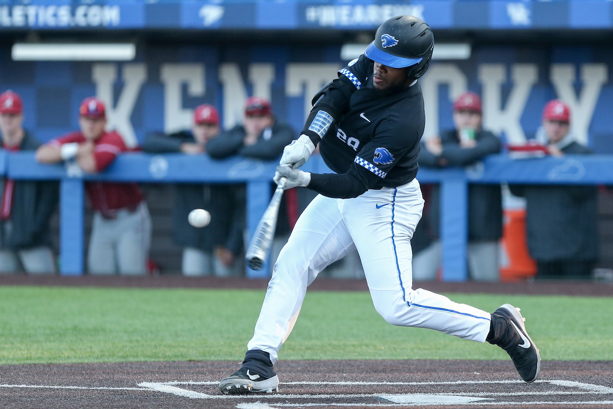 Oraj Anu. 

Kentucky loses to Alabama 10 - 1.

Photo by Sarah Caputi | UK Athletics