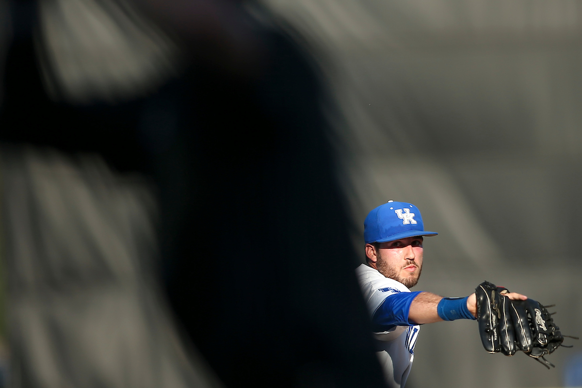Mason Hazelwood.

Kentucky loses to Vanderbilt 8-0.

Photo by Grace Bradley | UK Athletics