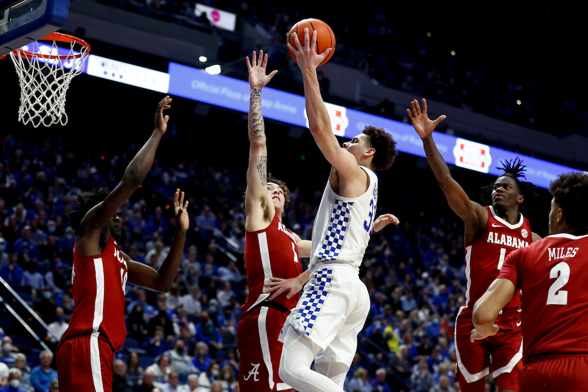Kellan Grady.

Kentucky beat Alabama 90-81.

Photos by Chet White | UK Athletics