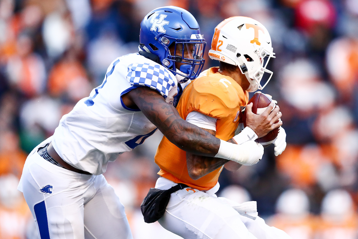 Josh Allen

Football falls to Tennessee, 24-7.


Photo by Elliott Hess | UK Athletics