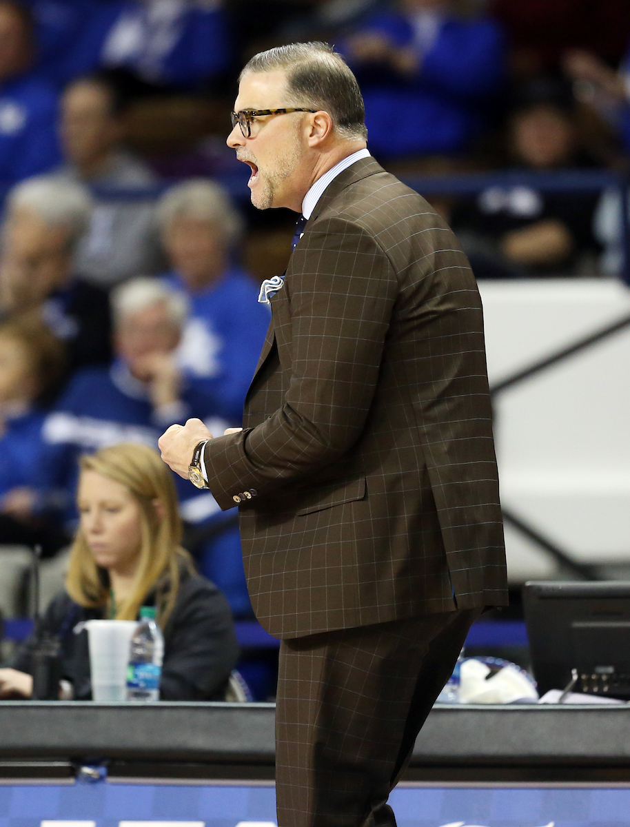 Matthew Mitchell
The UK Women's Basketball falls to South Carolina. 

Photo by Britney Howard | UK Athletics