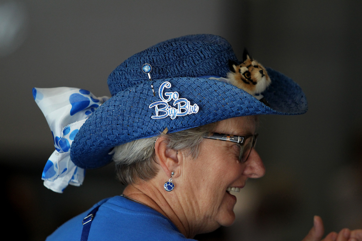 Fan.

Women's clinic hosted by Kentucky Football on July 28th, 2018 at Kroger Field in Lexington, Ky.

Photo by Quinlan Ulysses Foster I UK Athletics