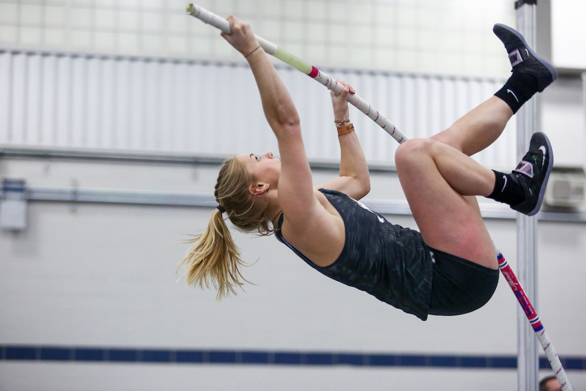 Nicole Bagby.

Day one of Rod McCravy Memorial.

Photo by Hannah Phillips | UK Athletics