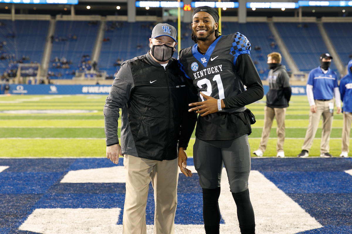 QUANDRE MOSELY.

Kentucky beats South Carolina, 41-18.

Photo by Elliott Hess | UK Athletics