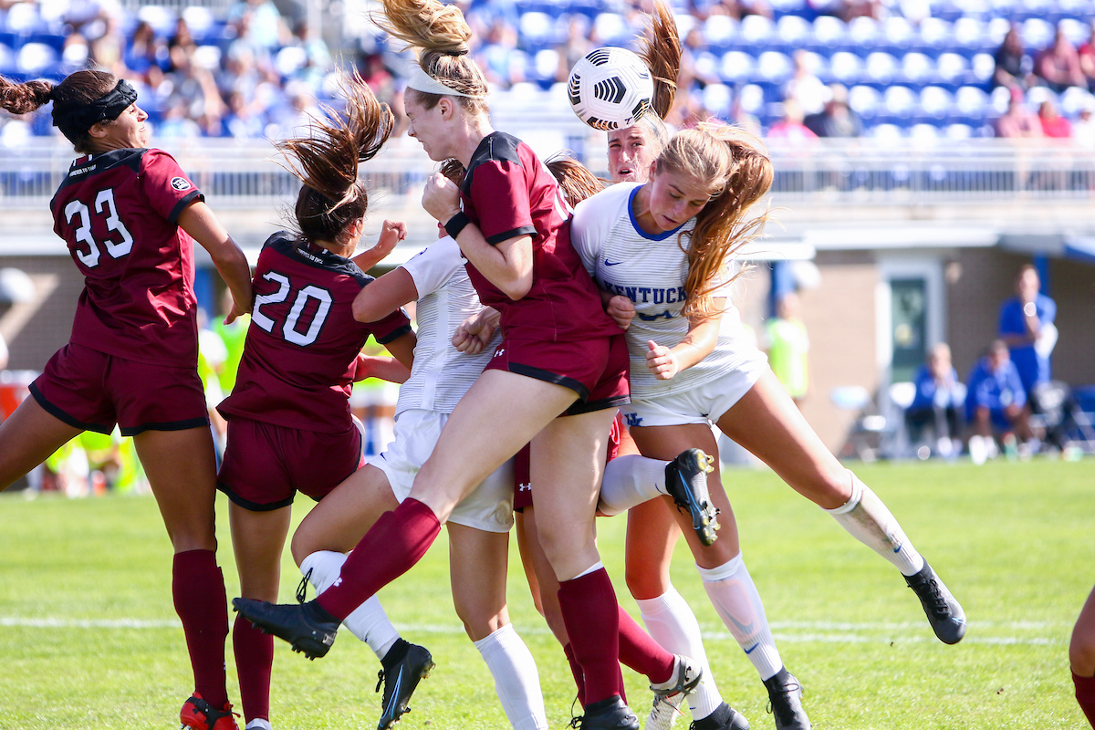 Jordyn Rhodes.

Kentucky falls to South Carolina 2 - 1.

Photo by Sarah Caputi | UK Athletics