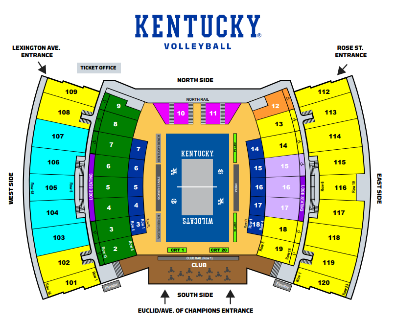 Volleyball Memorial Seating Chart