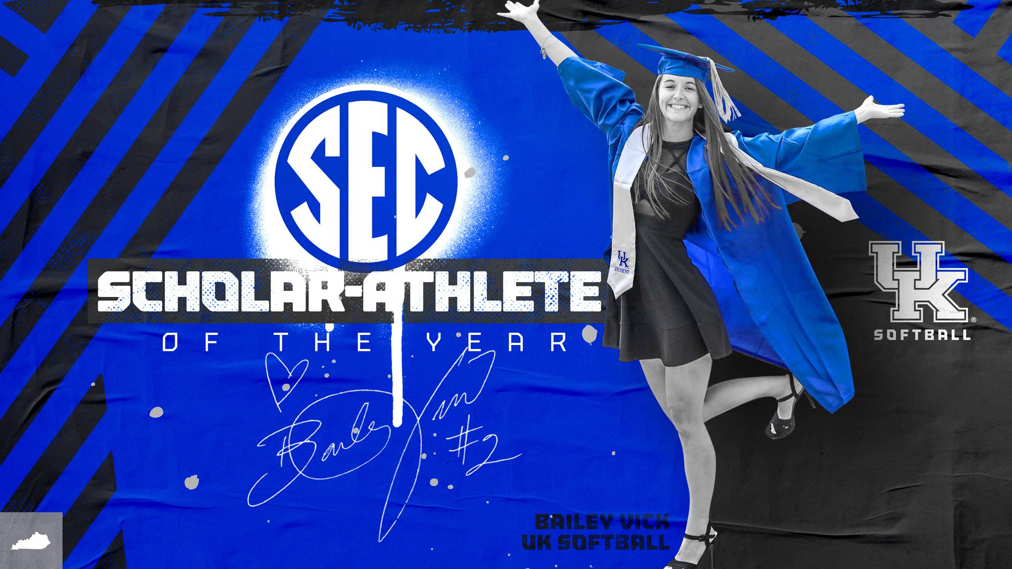 Bailey Vick Crowned 2020 SEC Softball Scholar-Athlete of the Year