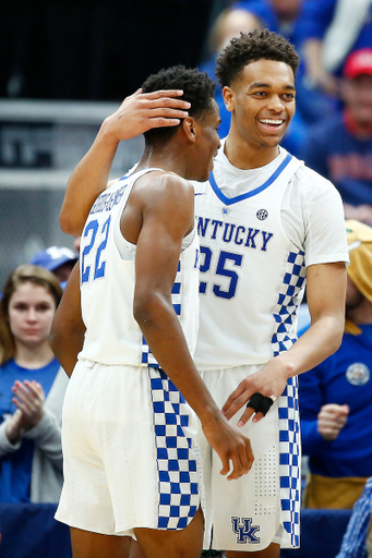 Shai Gilgeous-Alexander. PJ Washington.

The University of Kentucky men's basketball team beat Georgia 62-49 in the quarterfinals of the 2018 SEC Men's Basketball Tournament at Scottrade Center in St. Louis, Mo., on Friday, March 9, 2018.

Photo by Chet White | UK Athletics