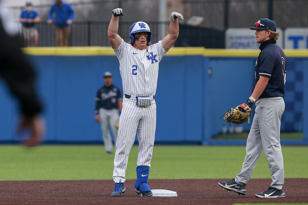 Austin Schultz.

Kentucky beats Butler 6 - 5.

Photo by Sarah Caputi | UK Athletics