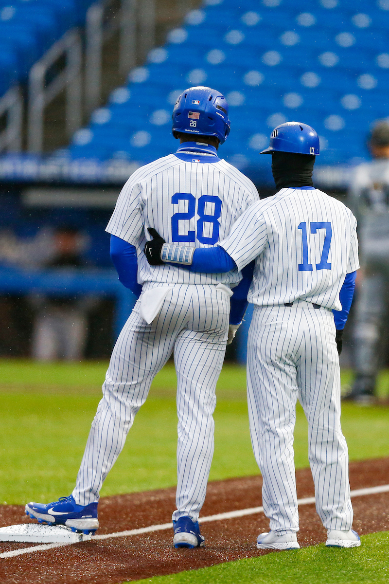 Oraj Anu. 

Kentucky beats Milwaukee, 10-0. 

Photo By Barry Westerman | UK Athletics