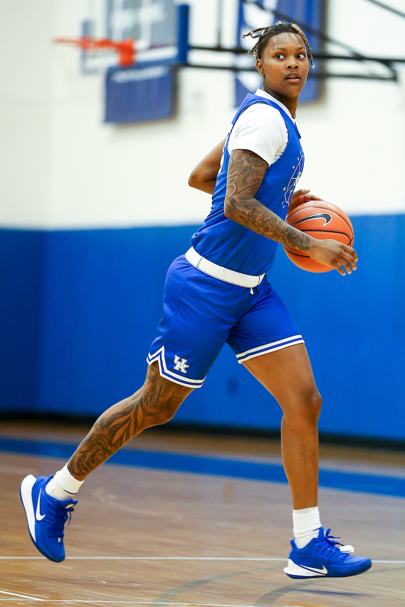 Jazmine Massengill.

Kentucky Women’s Basketball Practice.

Photo by Eddie Justice | UK Athletics