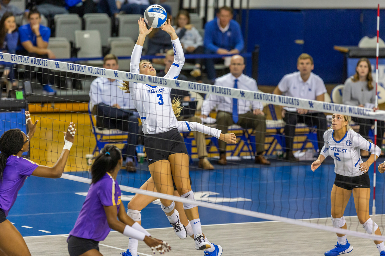 Madison Lilley.

UK sweeps LSU 3-0.

Photo by Grant Lee | UK Athletics