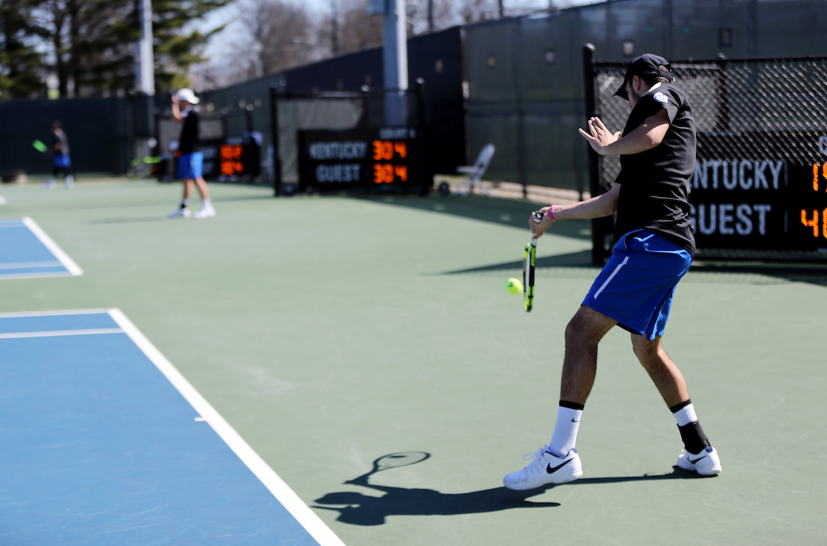 ENZO WALLART
The University of Kentucky men's tennis team faces South Carolina on Sunday, March 18, 2018 at The Boone Tennis Center. 

Photo by Britney Howard | UK Athletics
