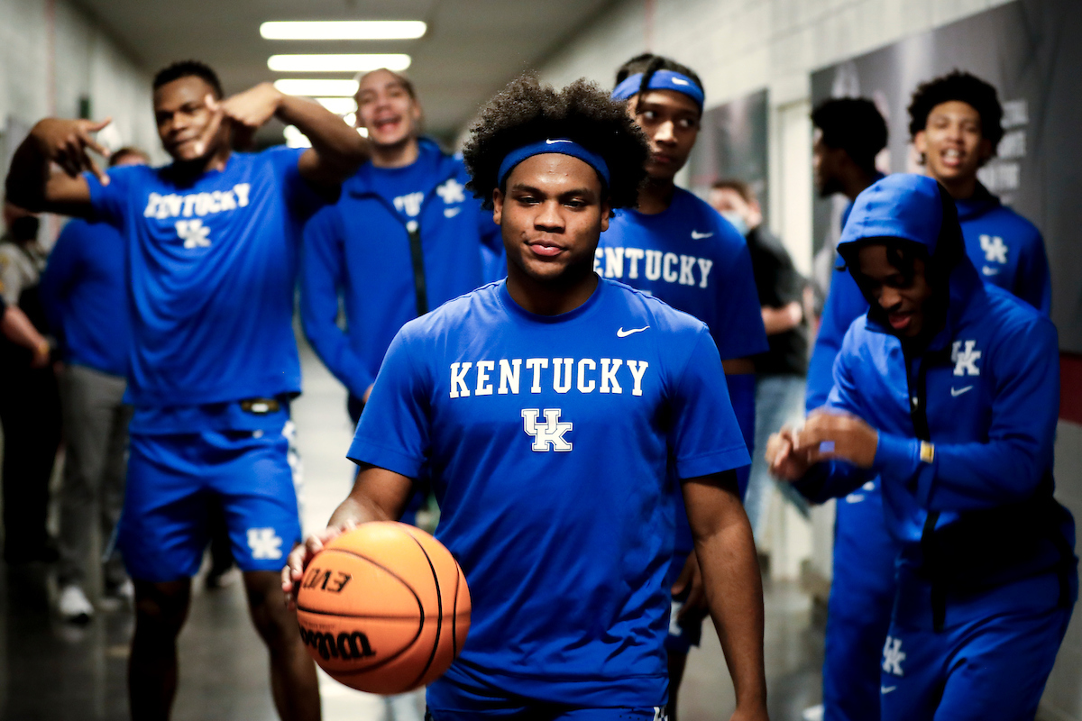 Sahvir Wheeler. Oscar Tsheibwe. Lance Ware. TyTy Washington Jr. Kareem Watkins. Zan Payne.

Kentucky beat South Carolina 86-76.

Photos by Chet White | UK Athletics