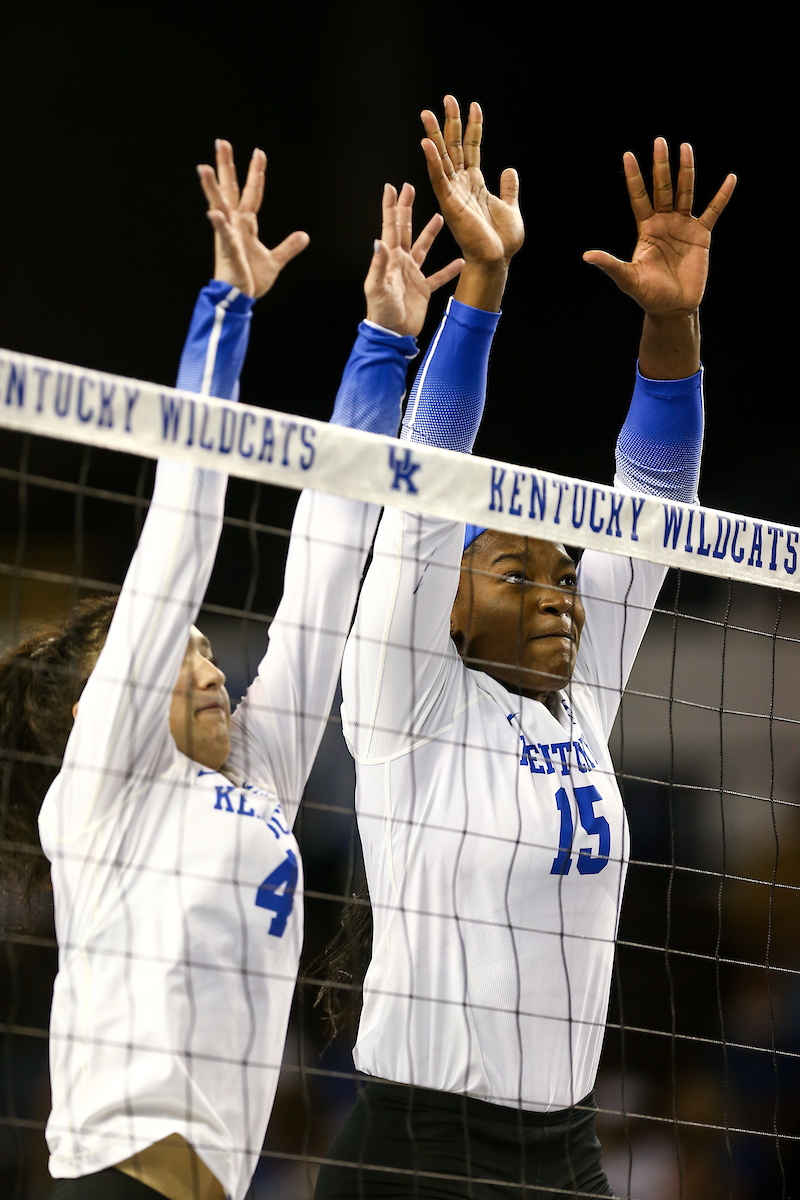 Azhani Tealer.

Kentucky sweeps UNI 3-0.

Photo by Abbey Cutrer | UK Athletics