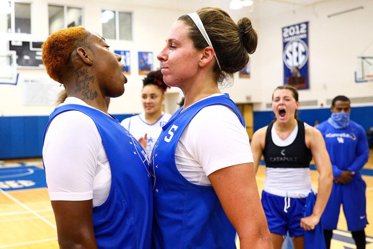 Dreuna Edwards. Blair Green.

Kentucky Women’s Basketball Practice.

Photo by Eddie Justice | UK Athletics