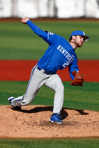 Seth Logue. 

Kentucky falls to Louisville 4-2. 

Photo By Barry Westerman | UK Athletics