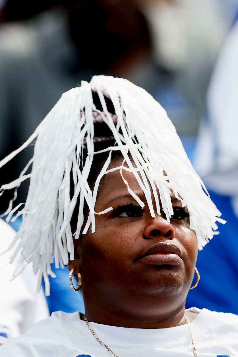 Fan.

UK beat ULM 45-10.

Photos by Chet White | UK Athletics