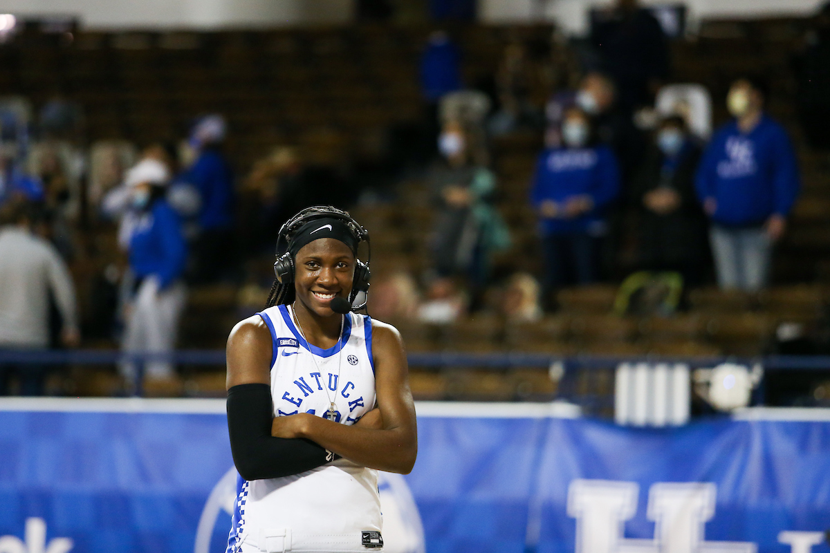 Rhyne Howard.

Kentucky beats Arkansas 75-64.

Photo by Hannah Phillips | UK Athletics