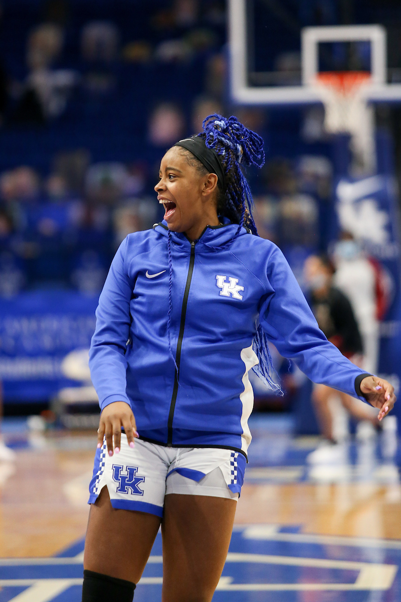 KeKe McKinney.

Kentucky beats Alabama 81-68.

Photo by Hannah Phillips | UK Athletics