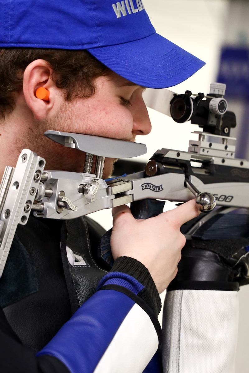 Mitchell Nelson. 

Kentucky vs Morehead State rifle.

Photo by Eddie Justice | UK Athletics