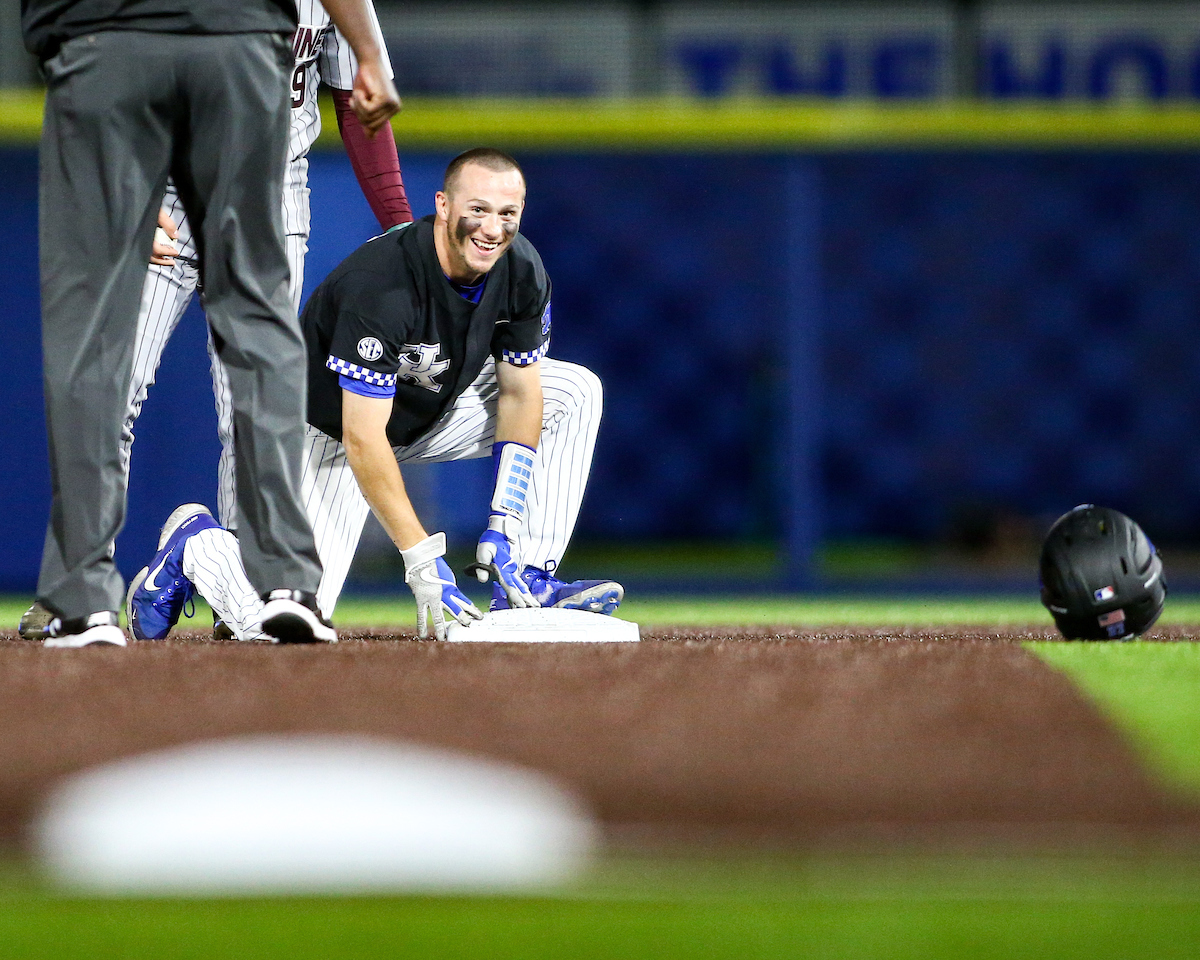Cam Hill. 

Kentucky defeats Bellarmine 12-0. 

Photo by Eddie Justice | UK Athletics