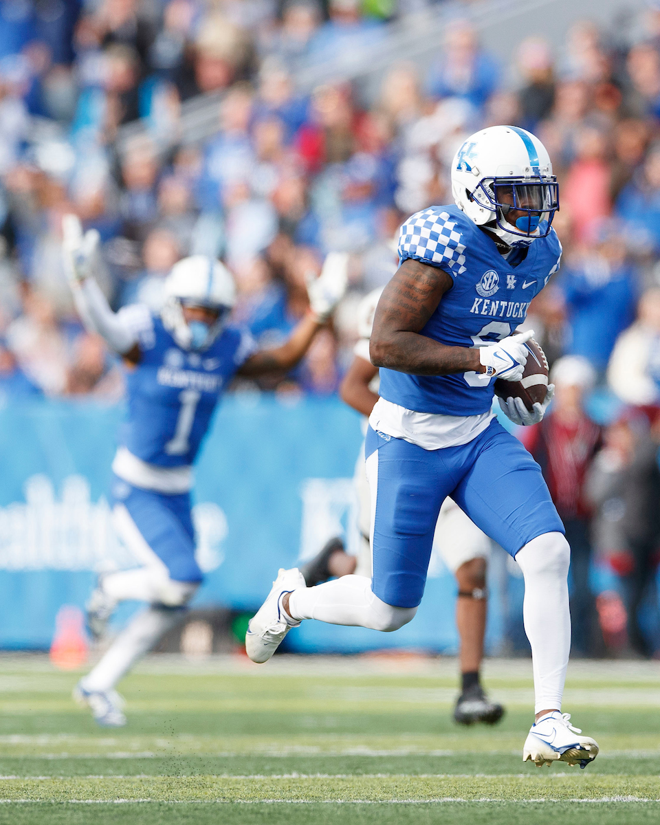 Josh Ali.

Kentucky beat New Mexico State 56-16.

Photo by Elliott Hess | UK Athletics