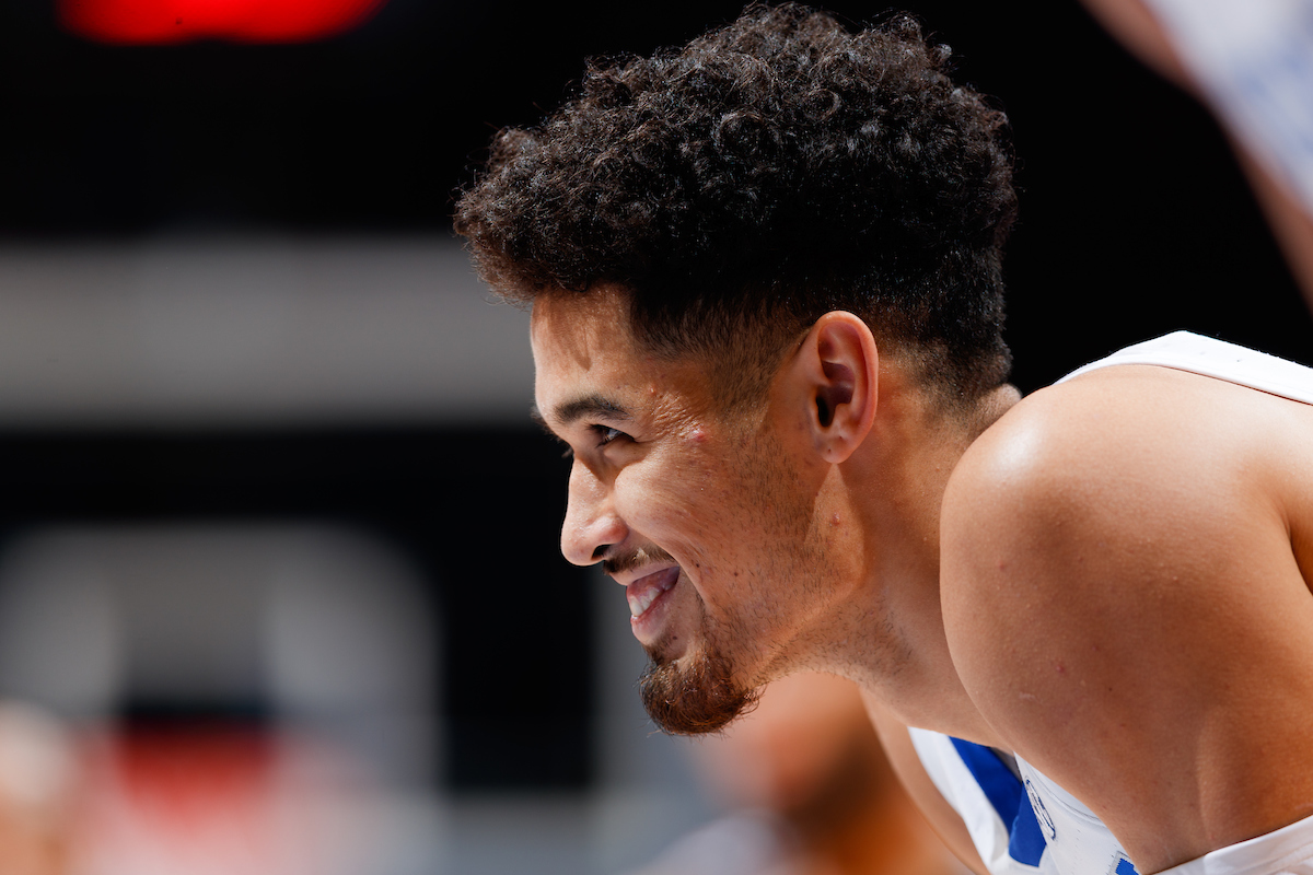 Johnny Juzang.

Kentucky beat Lamar 81-56.


Photo by Elliott Hess | UK Athletics