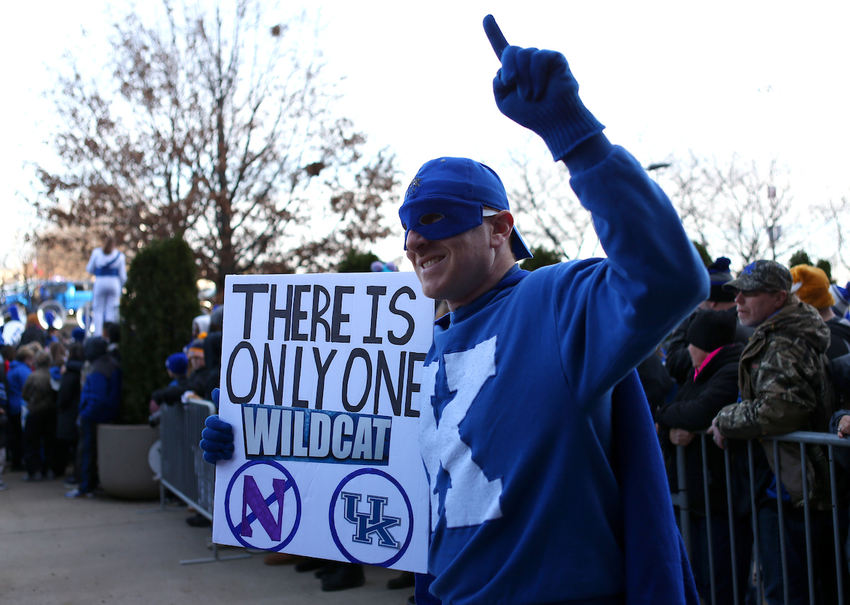 UK Fan

The University of Kentucky football team falls to Northwestern 23-24 in the Music City Bowl on Friday, December 29, 2017, at Nissan Field in Nashville, Tn.


Photo By Barry Westerman | UK Athletics